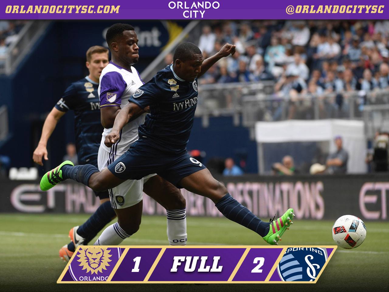 Orlando City cai diante